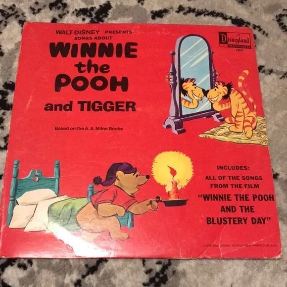 Host Pick Bundle of Vintage Disney Winnie the Pooh Vinyls